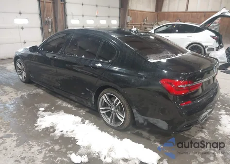 2018 BMW 740I xDrive from USA, damaged, VIN WBA7E4C52JGV23704
